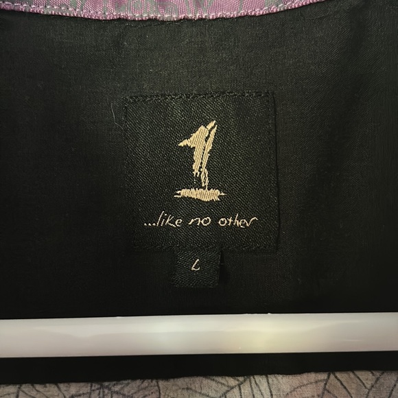 1 Like No Other Men’s Vibrant Pattern Long Sleeve Button Down - Picture 2 of 7